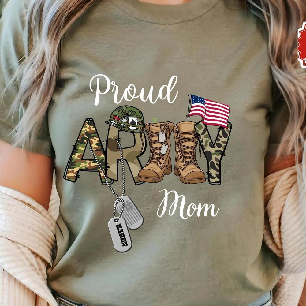 Proud Army Family Mom Dad Brother Shirts, Army Dad Shirt